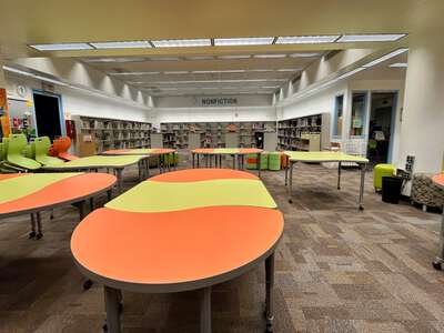 Claude Pepper Elementary School Library in Miami