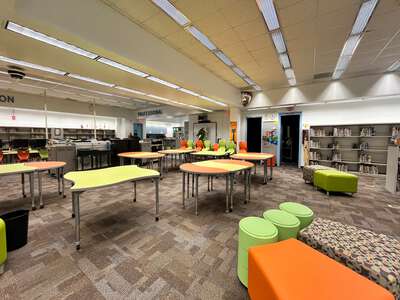 Claude Pepper Elementary School Library in Miami