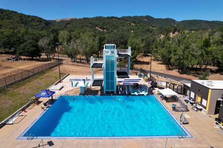 College of Marin - Indian Valley Campus Pool - Dive Tower (Miwok) in Novato