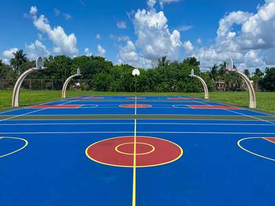 Royal Green Elementary School Outdoor Basketball Courts in Miami