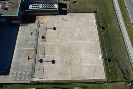 Cooke Elementary School Outdoor Basketball Courts in Virginia Beach