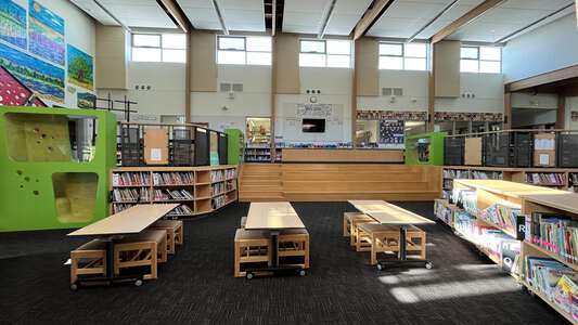 Lowrie Primary School Library in Wilsonville