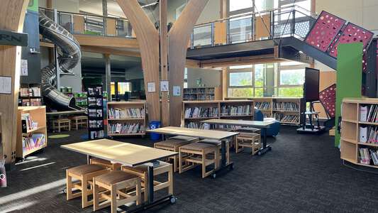 Lowrie Primary School Library in Wilsonville