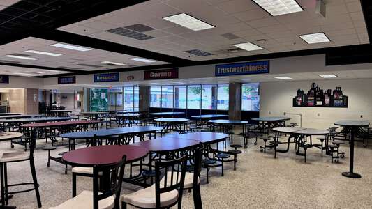 Skyline High School Cafeteria in Dallas