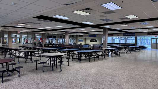 Skyline High School Cafeteria in Dallas