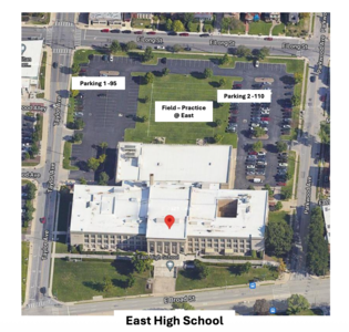 East High School (CCS) Eastgate ES Parking Lot in Columbus 2