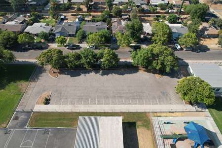 Lane Elementary School Parking Lot - Field in Fresno