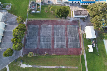Lauderdale Lakes Middle School Tennis Courts in Laud Lakes