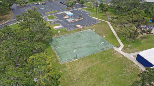 Cypress Elementary School Outdoor Basketball Courts in New Port Richey
