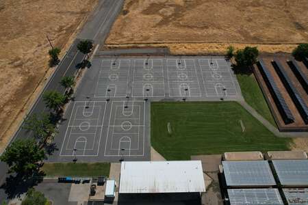 Marsh Junior High School Outdoor Basketball Courts in Chico