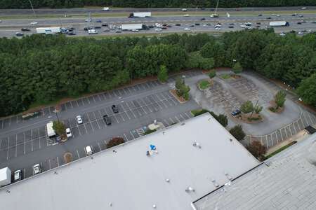 Northbrook Middle School Parking Lot - Back in Suwanee