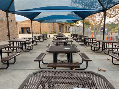 Joli Ann Leichtag Elementary School Outdoor Lunch Area in Vista