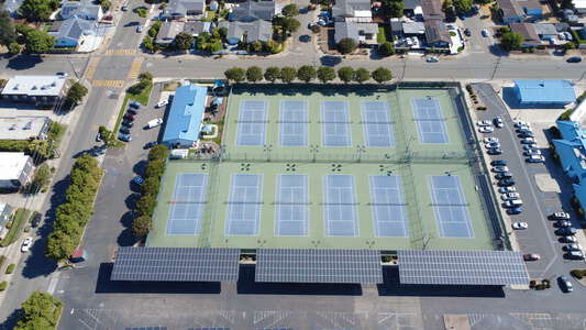 James Logan High School Tennis Courts in Union City