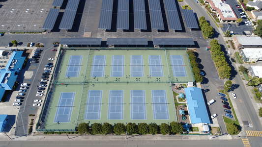 James Logan High School Tennis Courts in Union City