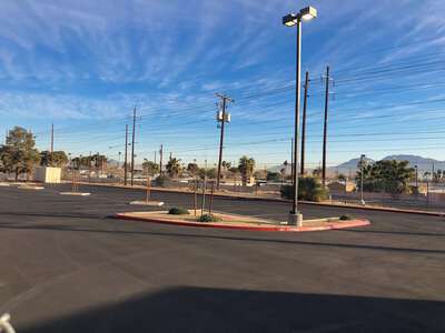 Lake - Robert E. Elementary School Parking Lot - Back in Las Vegas