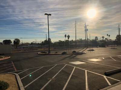 Lake - Robert E. Elementary School Parking Lot - Back in Las Vegas