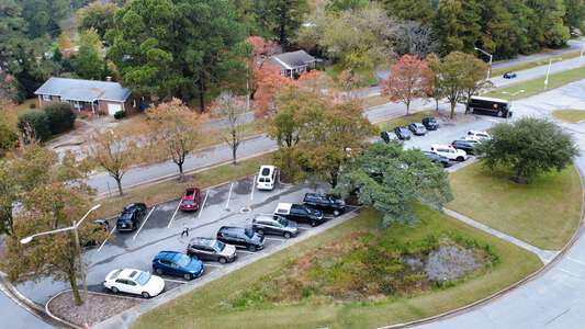 Providence Elementary School Parking Lot - Front in Virginia Beach