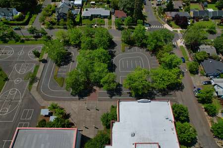 Roseway Heights Middle School Parking Lot - Main in Portland
