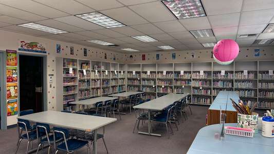 Hidden Hills Elementary School Library in Laguna Niguel