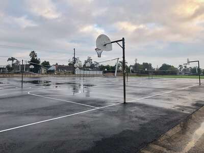 Ralston Intermediate School Outdoor Basketball Courts in Garden Grove