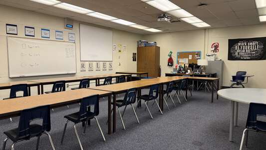 Rancho San Joaquin Middle School Classroom Standard in Irvine