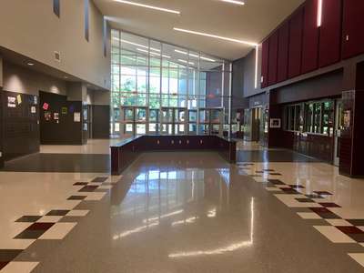 Lockhart High School Lobby in Lockhart