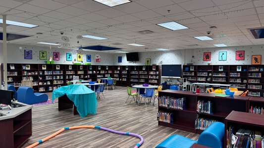 Westview Elementary School Media Center in Goose Creek