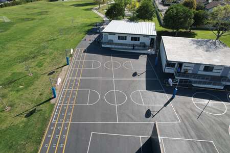 Stone Creek Elementary School Outdoor Basketball Courts in Irvine