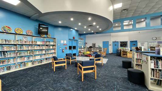 Dr. Carlos J. Finlay Elementary School Library in Miami