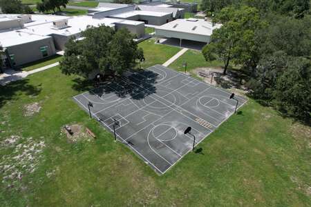 Hudson Primary Academy Outdoor Basketball Courts in Hudson