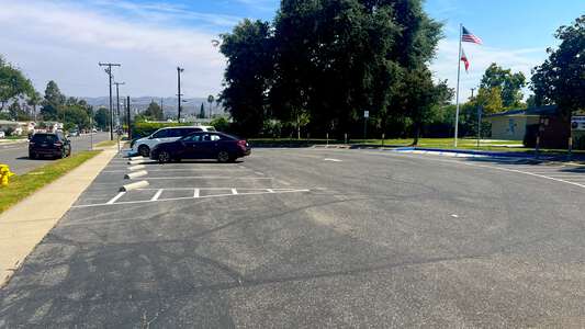 Monte Vista School Parking Lot - Front in Simi Valley