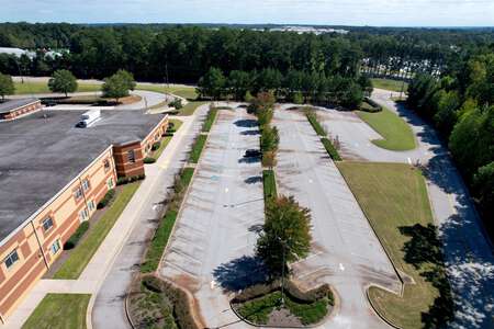 Dyer Elementary School Parking Lot - Side in Dacula