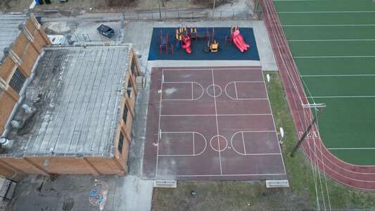 Sherman - William T Sherman Elementary School Outdoor Basketball Courts in Chicago 2