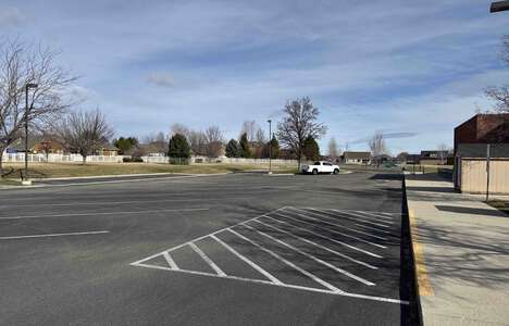 Owyhee Elementary School Parking Lot - Side in Nampa