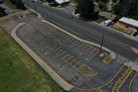 Edahow Elementary School Parking Lot - Fields in Pocatello