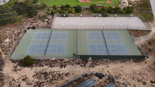 Seaside High School Tennis Courts in Seaside