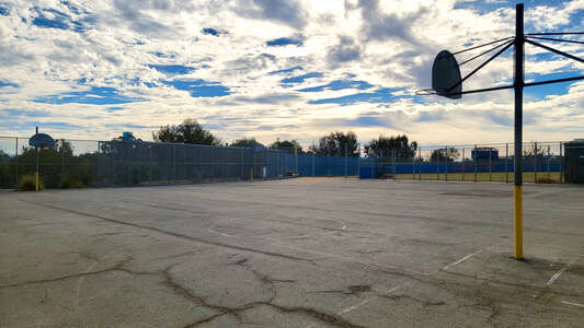 Crawford High School Outdoor Basketball Courts in San Diego