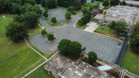 Coulwood STEM Academy Parking Lot - Side in Charlotte 2