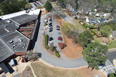 Hopkins Elementary School Parking Lot - Front in Lilburn 2