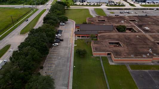 Stehlik Elementary School Parking Lot - Front in Houston