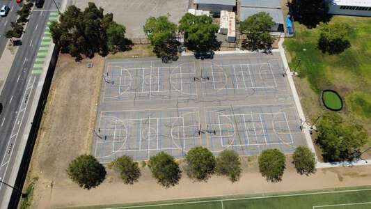 Vista Academy of Visual and Performing Arts Outdoor Basketball Courts in Vista 2