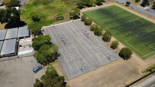 Vista Academy of Visual and Performing Arts Outdoor Basketball Courts in Vista 3