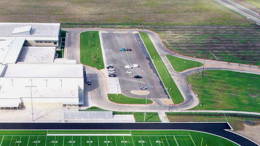 Santa Rita Middle School Parking Lot - Front in Liberty Hill