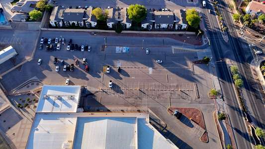 Americas High School Parking Lot - Side in El Paso 2