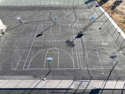Bridger - Jim Middle School Outdoor Basketball Courts in North Las Vegas