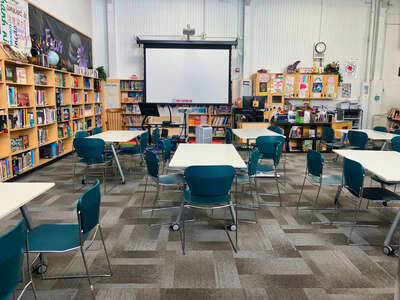 Marysville K-5 School Library in Portland