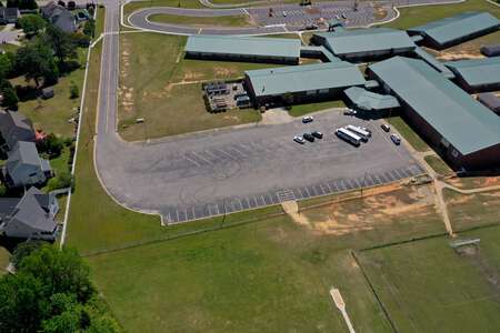 Cleveland Middle School Parking Lot - Staff in Garner