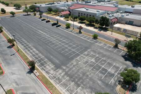 Hopewell Middle School Parking Lot - Front Lot in Round Rock