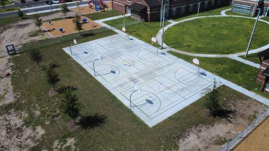 Outdoor Basketball Courts (3 hr min)