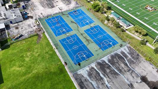 Georgia Jones-Ayers Middle School Outdoor Basketball Courts in Miami 1